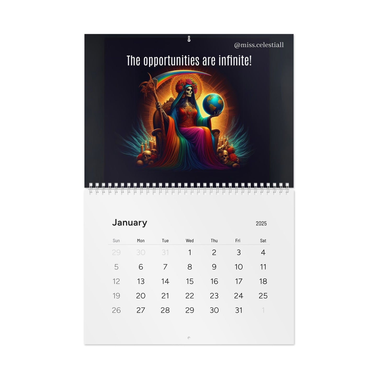 Santisima Muerte Wall Calendar (2025)